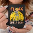 Floss Like A Boss Skeleton Halloween Boys Girls Coffee Mug Unique Gifts