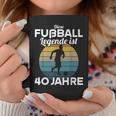 This Football Legende Ist 40 Jahre 40 Birthday Footballer S Tassen Lustige Geschenke