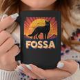 Fossa Retro Vintage Sunset Lover Of Fossa Animal Coffee Mug Unique Gifts