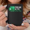 Freak In The Sheets Accountant Spreadsheet Excel Coffee Mug Funny Gifts