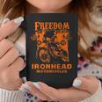 Freedom Or Death Ironhead Motorcycles Bike Riding Coffee Mug Unique Gifts