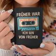 Früher War Alles Besser Ich Binon Früher Cassette Musician Tassen Lustige Geschenke