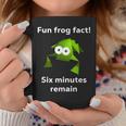 Fun Frog Fact Six Minutes Remain Cursed Frog Coffee Mug Unique Gifts