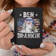 Ben Drankin 4Th Of July Usa Flag Drinking Beer Coffee Mug Personalized Gifts