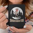 Bigfoot Sighting Sock Monkey Sasquatch Socksquatch Coffee Mug Unique Gifts