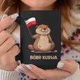 Bober Bóbr Kurwa Internet Meme Poland Flag Beaver Tassen Lustige Geschenke