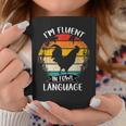 Chicken Retro Vintage I’M Fluent In Fowl Language Coffee Mug Unique Gifts