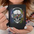 Edm Rainbow Skull Dj Rave Edm Party Coffee Mug Unique Gifts