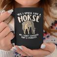 Equestrian I Smell Like Horse Girl Coffee Mug Unique Gifts