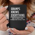 Gramps For Men Gramps Know Everything Coffee Mug Unique Gifts