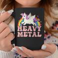 Ironic Cool Unicorn Heavy Metal Music Festival Coffee Mug Funny Gifts