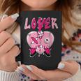 Loser Lover Pink Drip Heart Matching For Women Coffee Mug Unique Gifts