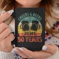 Old Drinker 50Th Cheers And Beers To My 50 Years Coffee Mug Personalized Gifts