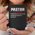 Pastor Warning I Might Put You In A Sermon Coffee Mug Unique Gifts
