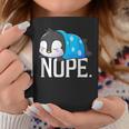 Penguin Nope Not Today Lazy Penguin Lover Cute Coffee Mug Unique Gifts