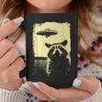 Raccoon Ufo Selfie Ufo Scared Racoon Alien Weird Meme Coffee Mug Unique Gifts