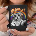 Graphic Rainbow Hotdog Ufos Cosmic Space Selfie Cat Coffee Mug Unique Gifts