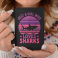 Shark Just A Girl Who Loves Sharks Coffee Mug Personalized Gifts