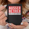 With Text Ausser Betriebs Tassen Lustige Geschenke