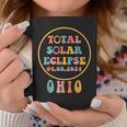 Usa Total Solar Eclipse April 8 2024 Ohio Retro Groovy Coffee Mug Unique Gifts