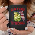 Gator Strong Florida State Gator American Flag Florida Map Coffee Mug Personalized Gifts