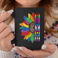 Be You Gay Pride Lgbt Ally Sunflower Lgbtq Coffee Mug Personalized Gifts