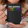 The Gay Weekly Agenda Lgbt Pride Rainbow Coffee Mug Unique Gifts