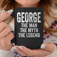 George The Man The Myth The Legend First Name George Coffee Mug Personalized Gifts