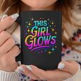 This Girl Glows 80S And 90S Party Coffee Mug Funny Gifts