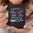 This Girl Knows How To Handle Her Pool Balls Billiard Coffee Mug Unique Gifts