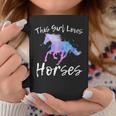 This Girl Loves Horses Equestrian Ridingn Girl Kid Women Coffee Mug Unique Gifts