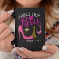 Girls Trip Paris 2024 Vacation Birthday Squad Coffee Mug Funny Gifts