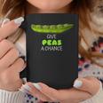 Give Peas A Chance Cute Pea Pun Coffee Mug Unique Gifts