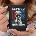 Lets Go Brandon Trump And America Flag Coffee Mug Unique Gifts