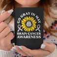 Go Gray In May Brain Cancer Awareness Sunflower Coffee Mug Funny Gifts