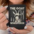 The Goat Whisperer Usa American Flag Farm Animal Coffee Mug Unique Gifts