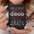 God Is Great Dogs Are Good People Are Crazy Dog Lovers Coffee Mug Unique Gifts