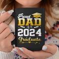 Graduation Proud Dad Of A 2024 Graduate Coffee Mug Funny Gifts