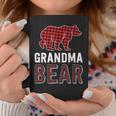 Grandma Bear Red Buffalo Plaid Matching Family Christmas Coffee Mug Unique Gifts