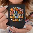 Grandma Of The Birthday Girl Groovy Themed Family Matching Coffee Mug Personalized Gifts