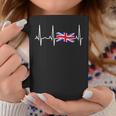 Great Britain -Union Jack Heartbeat Coffee Mug Unique Gifts