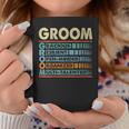 Groom Family Name Last Name Groom Coffee Mug Funny Gifts