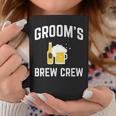 Groom's Brew Crew For Groomsmen Drinking Bachelor Party Coffee Mug Unique Gifts