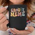 Groovy Meme Retro Mom Family Matching Mother's Day Coffee Mug Personalized Gifts
