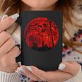 Grunge Bats Flying Gothic Blood Red Moon Coffee Mug Unique Gifts