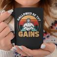 Hallowed Be Thy Gains Jesus Christian Athlete Gym Fitness Coffee Mug Unique Gifts