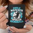 Handballer Handballer Cool Girls Play Handball Tassen Lustige Geschenke