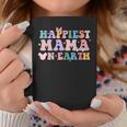 Happiest Mama On Earth Retro Groovy Mom Happy Mother's Day Coffee Mug Unique Gifts
