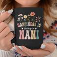 Happiness Is Being A Nani Floral Nani Mother's Day Coffee Mug Personalized Gifts