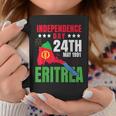 Happy Independence Eritrea Eritrean Flag & Eritrea Map Coffee Mug Unique Gifts